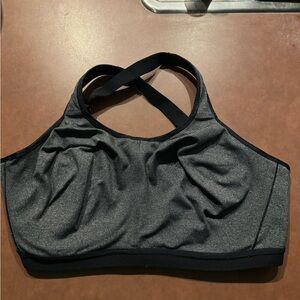 Wacoal Gray High-Impact Underwire Sport Bra